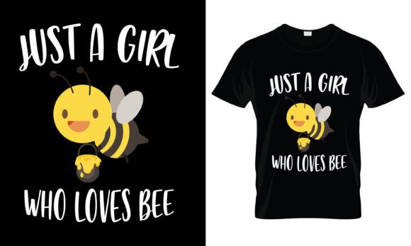 A Bee Graphic That Supports Print Templates and Commercial Crafts