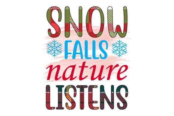 A Craft Maker's Review of Snow Falls Nature Sublimation Graphics