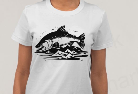 A Fishing SVG File's Practical Potential for Graphics & T-Shirt Designs