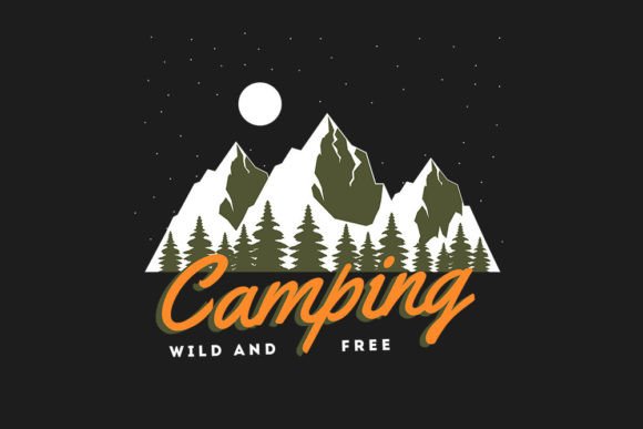 A Retro Camping Graphic for Authentic Brand Stories