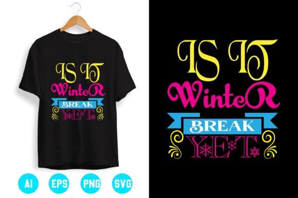 A Winter Design Asset for T-Shirt Graphics & Campaigns