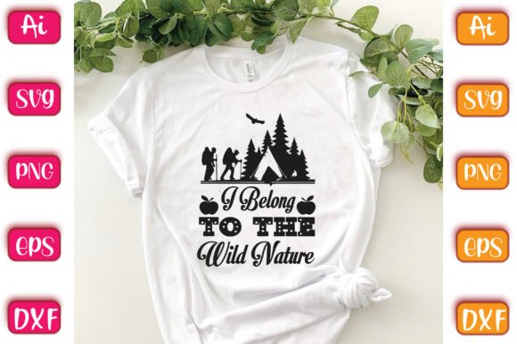 Evaluating 'I Belong to the Wild Nature' Graphics for T-Shirt Designs