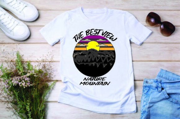 Review: The Best View Nature Svg T-Shirt Design for Graphics