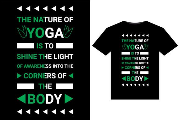 The NATURE of YOGA is T-Shirts Design: A Graphics Review