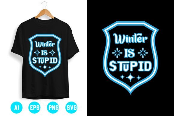 Winter T-shirt Design 64 as a Versatile Graphics Asset